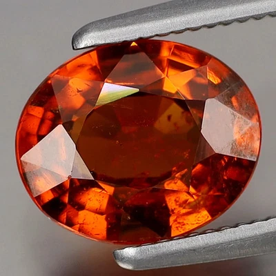 💎1.43ct t.w 7.6x6.3mm Oval Natural Spessartite Garnet Gemstone Namibia, Africa - Image 1 of 4