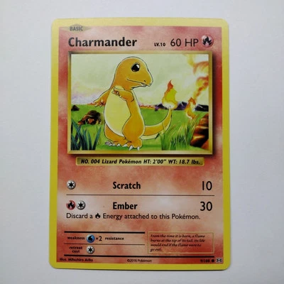 2016 Pokémon TCG Charmander XY Evolutions 9/108 Regular Common NM - Image 1 of 2