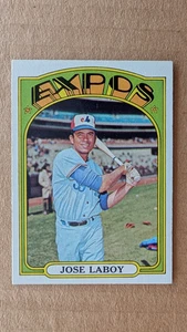 1972 Topps JOSE LABOY Card #727 MONTREAL EXPOS - Picture 1 of 2