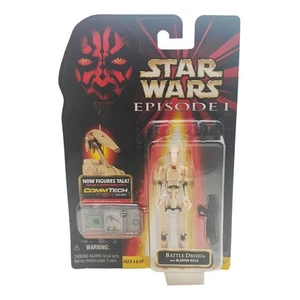 Figura de acción Hasbro Star Wars Episodio 1 Battle Droid CommTech Chip... - Imagen 1 de 8