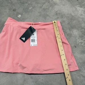adidas Women’s Medium Performance Golf/Tennis Skort with Pockets NWT Pink Skirt - Picture 1 of 6