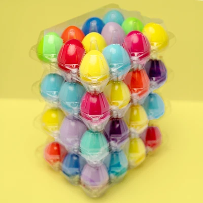 Huevos de Pascua de 12 quilates con confeti - Cascaron de Huevo con confeti Foto 1 de 3