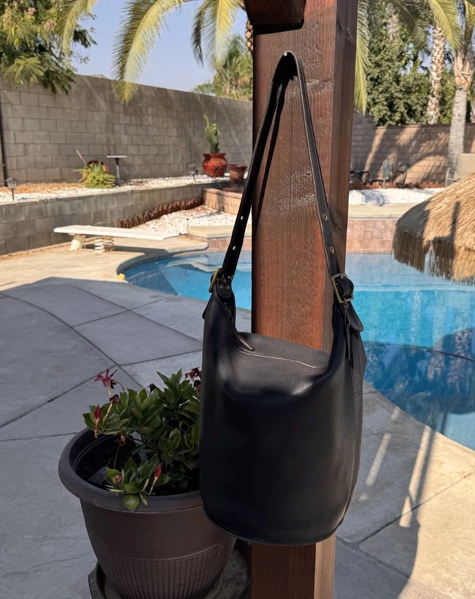 Rare Vintage Coach ライトミント Duffle Sac XL Rare Vintage Coach ライトミント Duffle Sac XL