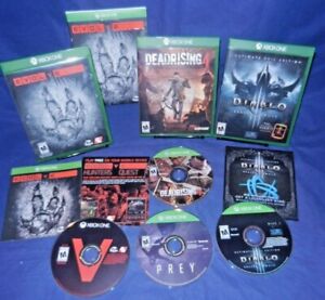 Xbox One; Dead Rising 4, Diablo 3 Reaper of Souls Ultimate Evil, Evolve, Prey,VG