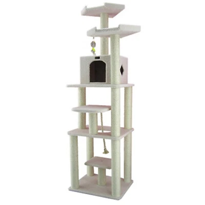 Armarkat Model B7801 Classic Cat Tree in Ivory, Jackson Galaxy Approved, Six Lev - Image 1 of 4