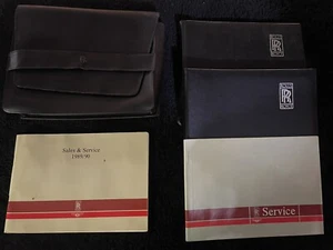 Rolls-Royce Plateado Spirit 1989 Owners Manual Juego TSD4910 OEM - Imagen 1 de 24