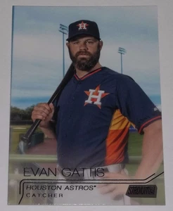 2015 Topps Stadium Club Evan Gattis schwarze Folie #97 - Houston Astros - Bild 1 von 1