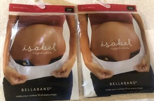 Lot of 2 Isabel Maternity Bellaband Black Size S/M NWT - Picture 1 of 10