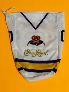 Crown Royal Away Jersey Bag - Purple Gold Yellow White Stripe - Canada Hockey - Picture 1 of 2