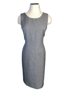 KASPER Separates Sheath Dress Women's Size 6 Gray Sleeveless, Zipper Closure - Picture 1 of 8