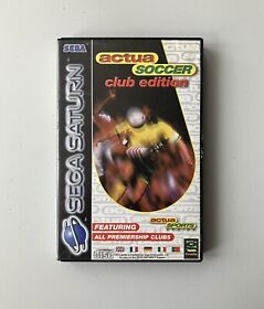 Actua Soccer: Club Edition - Sega Saturn - Complete With Instructions - PAL U.K.