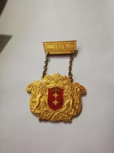 Wappen Freie Stadt Danzig Geislingen an der Steige Lkr Göppingen BW tragbare Pl. - Bild 1 von 2