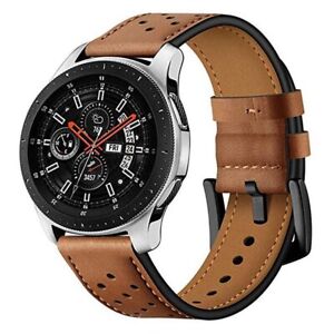 Genuine Leather Strap For Samsung Galaxy Watch 42mm 41mm Band S2 Active2 40 44mm