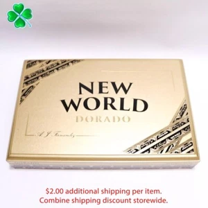 Caja de cigarros de madera vacía New World Toro Dorado 11" x 7" x 1,75" - Imagen 1 de 10