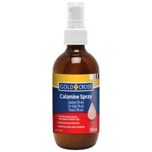 Gold Cross Calamine Spray 200mL Soothing Relief from Stings Rashes Sunburns - Picture 1 of 1