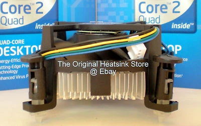  INTELCORE-2-QUAD-HEATSINK-FAN-FOR-Q9650-Q9550-Q9500-Q9400 LGA775 PN: E97376 NEW - Image 1 of 4
