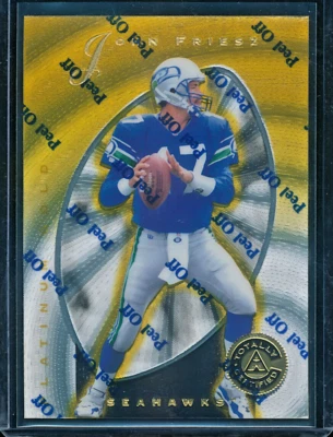 1997 Pinnacle Totally Certified Platinum Gold #120 John Friesz 0002/0030 - Image 1 of 2