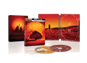 Dune Part Two 4K OOP STEELBOOK (4K+Blu-ray+Digital Copy) - Picture 1 of 7
