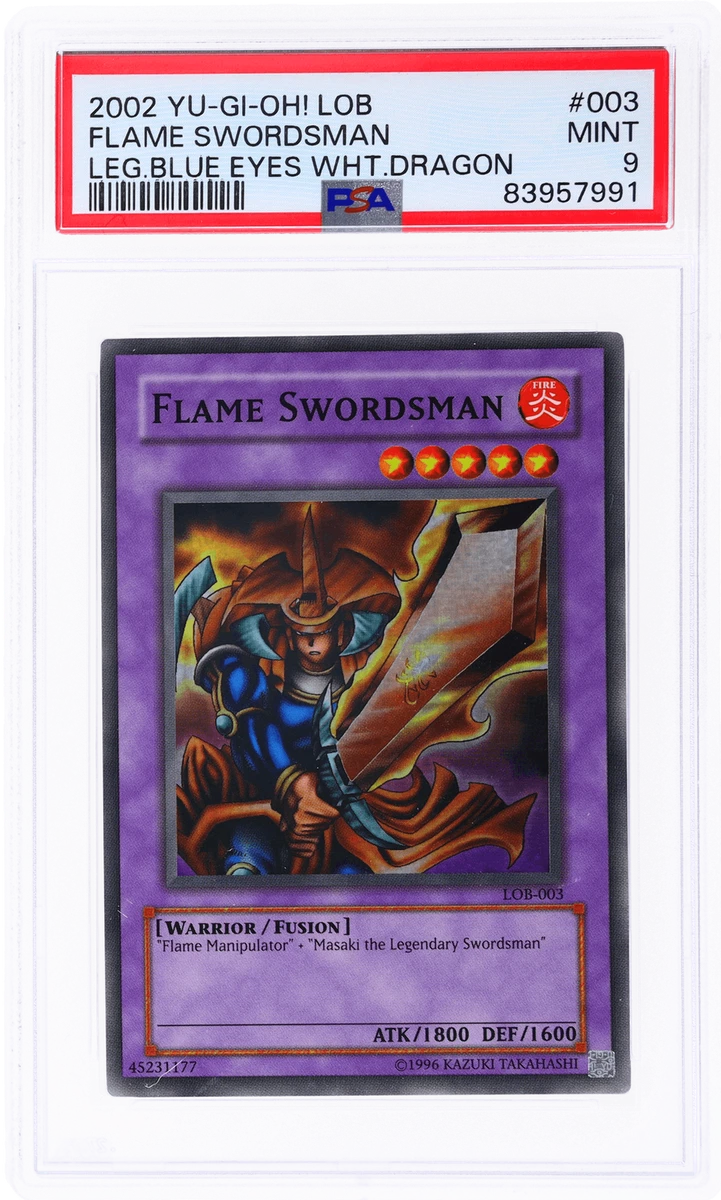 Flame Swordsman Yu-Gi-Oh! TCG Professional Sports Authenticator