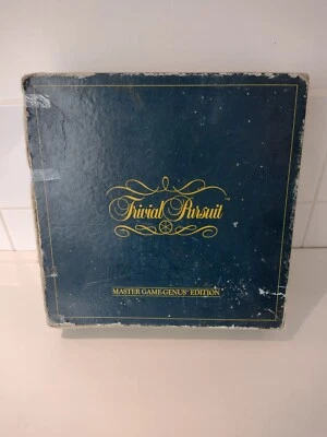 Hasbro Original Trivial Pursuit Master Game Genus Edition - Vintage 1983 - Image 1 of 4