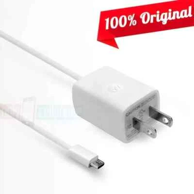 Original Motorola SPN5810 Micro-USB Wall Charger for Moto G5 G4 Play E4 X Droid - Image 1 of 4