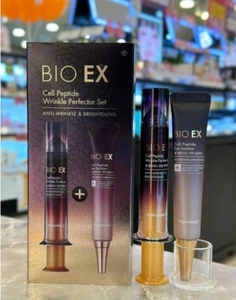 Tonymoly BIO EX Cell Peptide Wrinkle Perfector 15ml + Eye Cream 30ml K Beauty - Picture 1 of 4