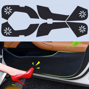 Door Side Edge Anti kick Protection Film Carbon Fiber Sticker For Skoda Superb - Picture 1 of 6