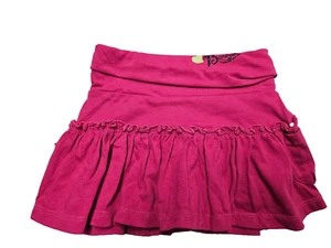 Rebecca Borbar Pink Tiered Scooter Skirt Soft Lightweight Elastic Waist XS 4/5 - Picture 1 of 6