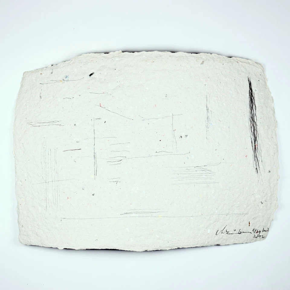 Papel gráfico hecho a mano Financial Times Prof.em A.Loeschner-Gornau 1809 Foto 1 de 4