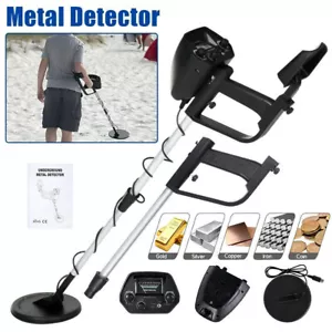 LCD Metal Detectors Waterproof Gold Digger Deep Sensitive Hunter Coil Searcher - Picture 1 of 17