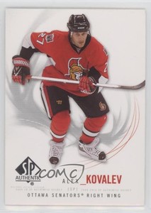 2009-10 SP Authentic Alex Kovalev #60
