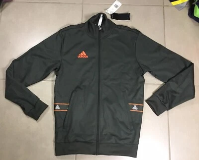 NEW ADIDAS MEN'S TANGO Sz S CLUB TAPE LABEL TRACK JACKET  #DZ9611 small olive - Image 1 of 4