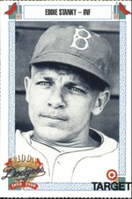1990 Dodgers Target Baseball  Brooklyn Dodgers Baseball  #764 Eddie Stanky
