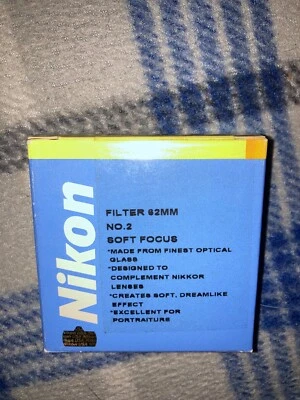 NIKON 62MM SOFT FOCUS #1 #2 •HOYA SOFT B •TIFFEN SOFT FX3 •4 FILTERS - Image 1 of 4