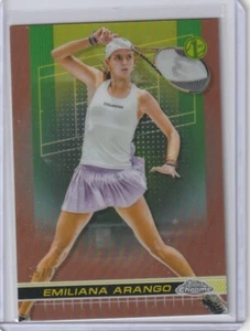 2024 TOPPS CHROME TENNIS ROSE GOLD REFRACTOR #116 1ST EMILIANA ARANGO 15/20 - Picture 1 of 1