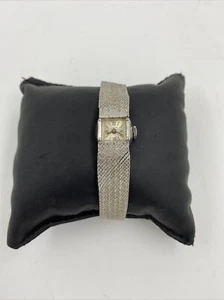 ENDURA MANUAL WIND VINTAGE WOMENS WATCH-W/Safety Chain- Works Fine - Picture 1 of 7