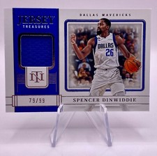 2022-23 National Treasures Spencer Dinwiddie #79/99 Game Worn Jersey Mavericks