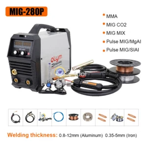 Aluminum / Iron Digital Dual Pulse Welder MIG MAG Argon ARC Welding Machine 220V - Picture 1 of 8