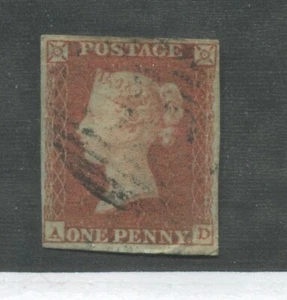 1841 1d AD lightly used - Picture 1 of 1