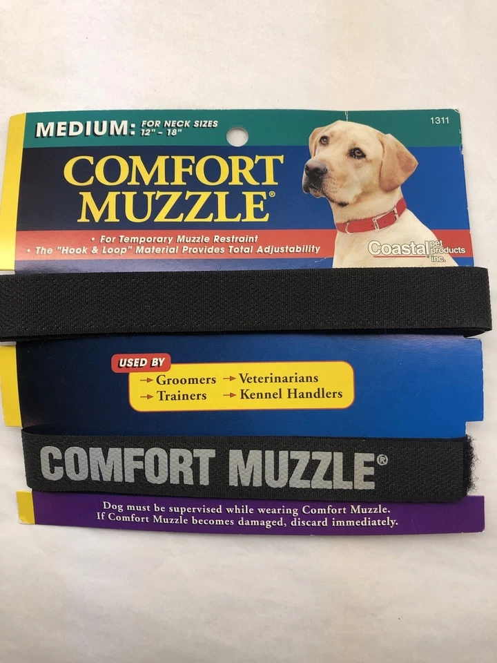 Coastal Pet Products Dcp1311 Dog Comfort Muzzle Medium Black
