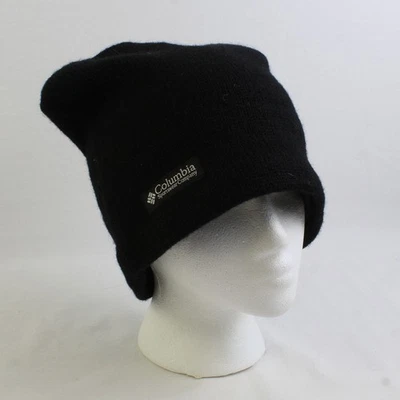 Columbia Sportswear gorro negro liso 100 % lana concha unisex talla única para todos Foto 1 de 4