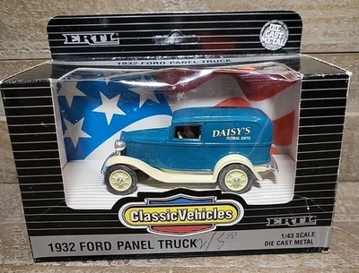 Ertl 经典 1932 年福特面板交付 Daisy's Floral Gifts 全新带盒 1:43 压铸全新无标签 — 第 1/4 张图片
