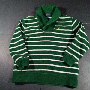 Polo Ralph Lauren Sweater Boys Size 7 Yellow Pony Long Sleeves - Picture 1 of 4