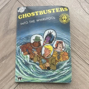 FILMATION GHOSTBUSTERS WHIRLPOOL mini world VINTAGE BOOK 80s Very Rare Sci Fi - Picture 1 of 3