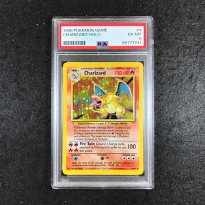 PSA 6 Charizard - 4/102 - Holo Rare 1999 Pokemon Base Set Unlimited 741 - Picture 1 of 1