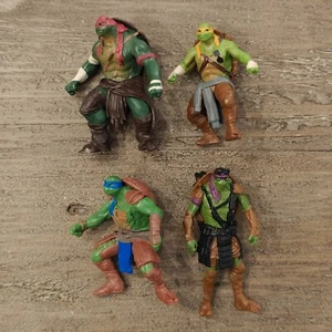 2014 TMNT Movie Teenage Mutant Ninja Turtles Playmates Action Figures Set of 4 - Picture 1 of 15