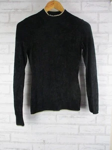 Sass & Bide womens jumper top sweater black gold trim XS slave to love - Picture 1 of 9