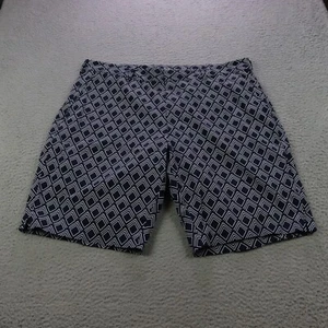Polo Ralph Lauren Shorts Mens 36 Blue Geometric 10'' Stretch Lined Golf Packable - Picture 1 of 14