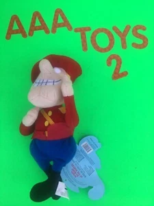 Rocky & Bullwinkle DUDLEY DO-RIGHT Limited Edition Bean Bag With Tags CVS 1999 - Picture 1 of 2
