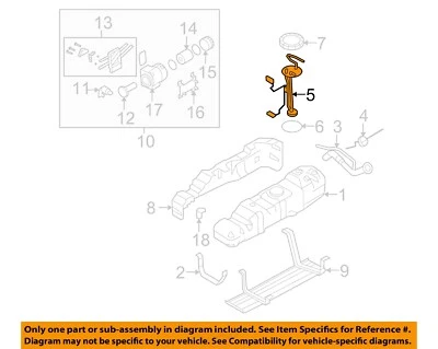 福特原始设备制造商 08-10 F-250 超级燃料系统组件-燃料泵 8C39275X — 第 1/2 张图片